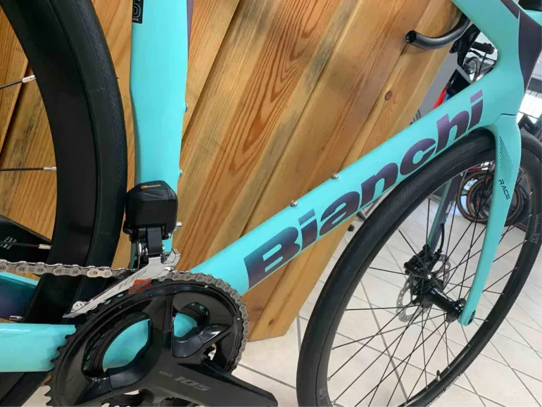 Gebrauchtes Bianchi Oltre RACE 2023 Road & Gravel, Grün — Bild 3 von 5