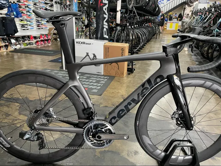 Used Cervélo S5 SRAM Red eTap AXS - Zipp 404 Firecrest Wheelset 2023 Road & Gravel, Black — image 2 of 4