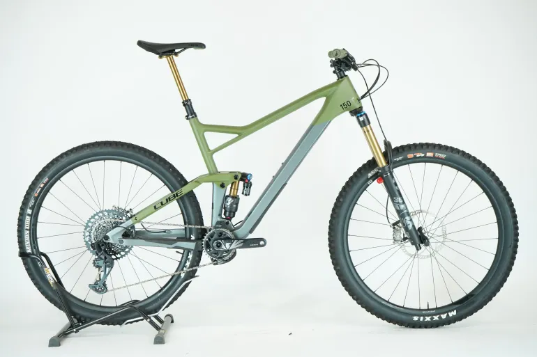 Used CUBE Cube Stereo 150 C:62 TM 2022 - Fully Mountainbike - 29 Zoll 2022 Mountainbike, shop.filter.color.008000 — image 1 of 17