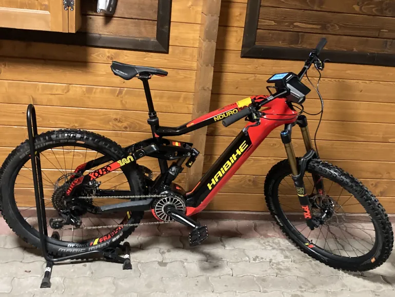 Used Haibike XDURO NDURO 10.0 2019 Mountainbike, Red — image 6 of 7