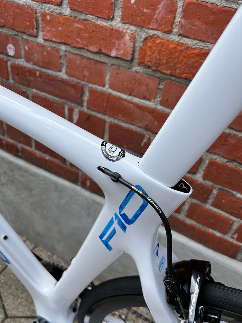 Used Pinarello NEW! Dogma F10 7,1Kg! Carbon/Full Shimano Dura Ace/Size 57,5 2022 Road & Gravel, Light Gray — image 16 of 16