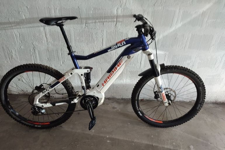 Used Haibike SDURO FullSeven LT 5.0 2020 Mountainbike, White — image 4 of 7