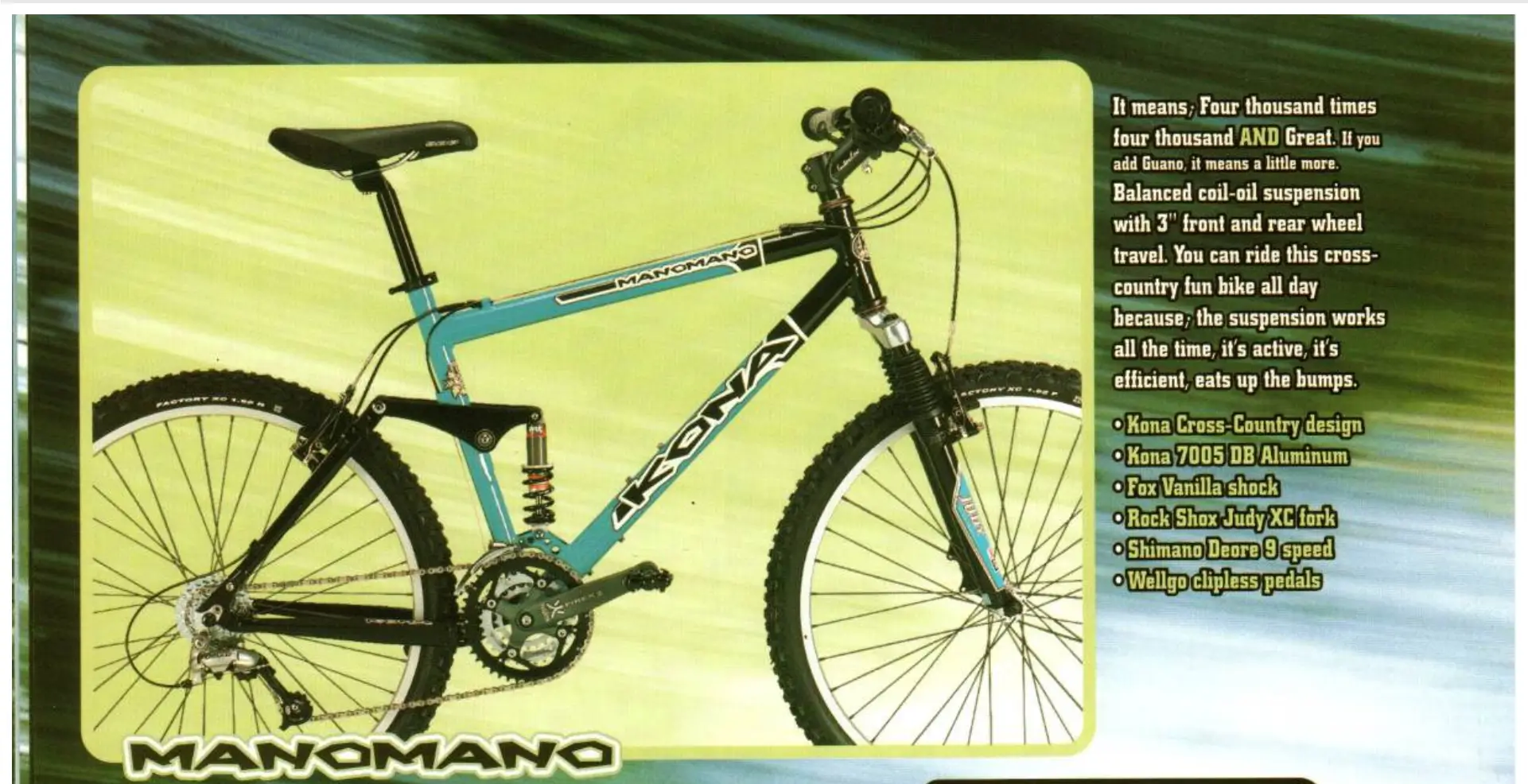 Kona manomano 2025 mountain bike