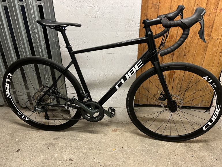 Used CUBE attain Race 2021 Road & Gravel, Black — image 1 of 17