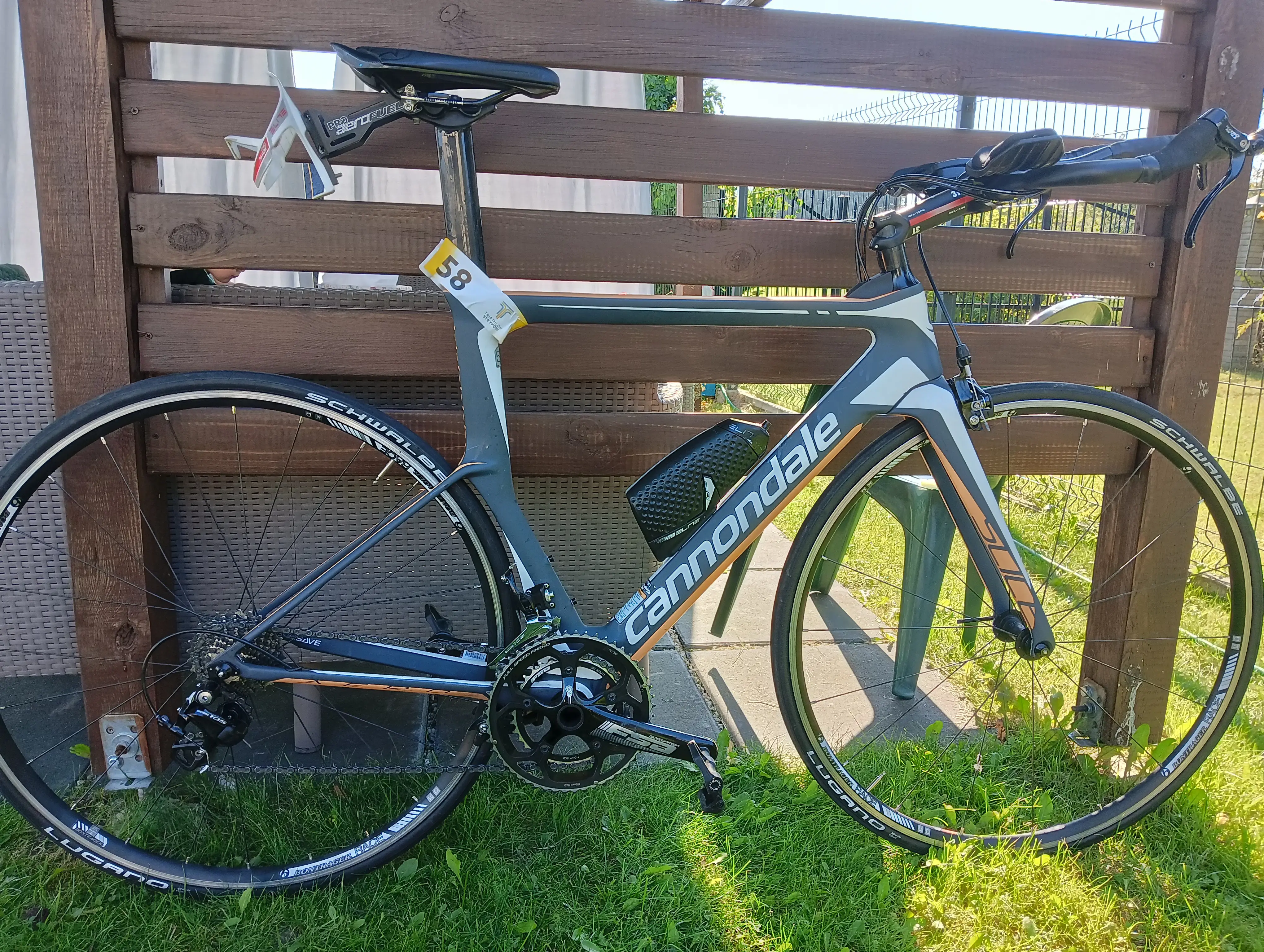 Cannondale slice 105 2016 triathlon bike hot sale