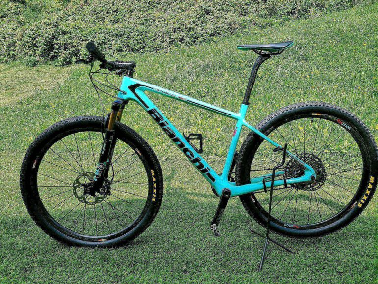 Used Bianchi Methanol CV S 9.1 – GX Eagle 2021 Mountainbike, Blue — image 1 of 8