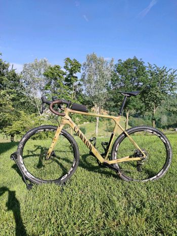 Used Canyon Grizl 7 1by 2022 Road & Gravel, Blanco — image 2 of 7