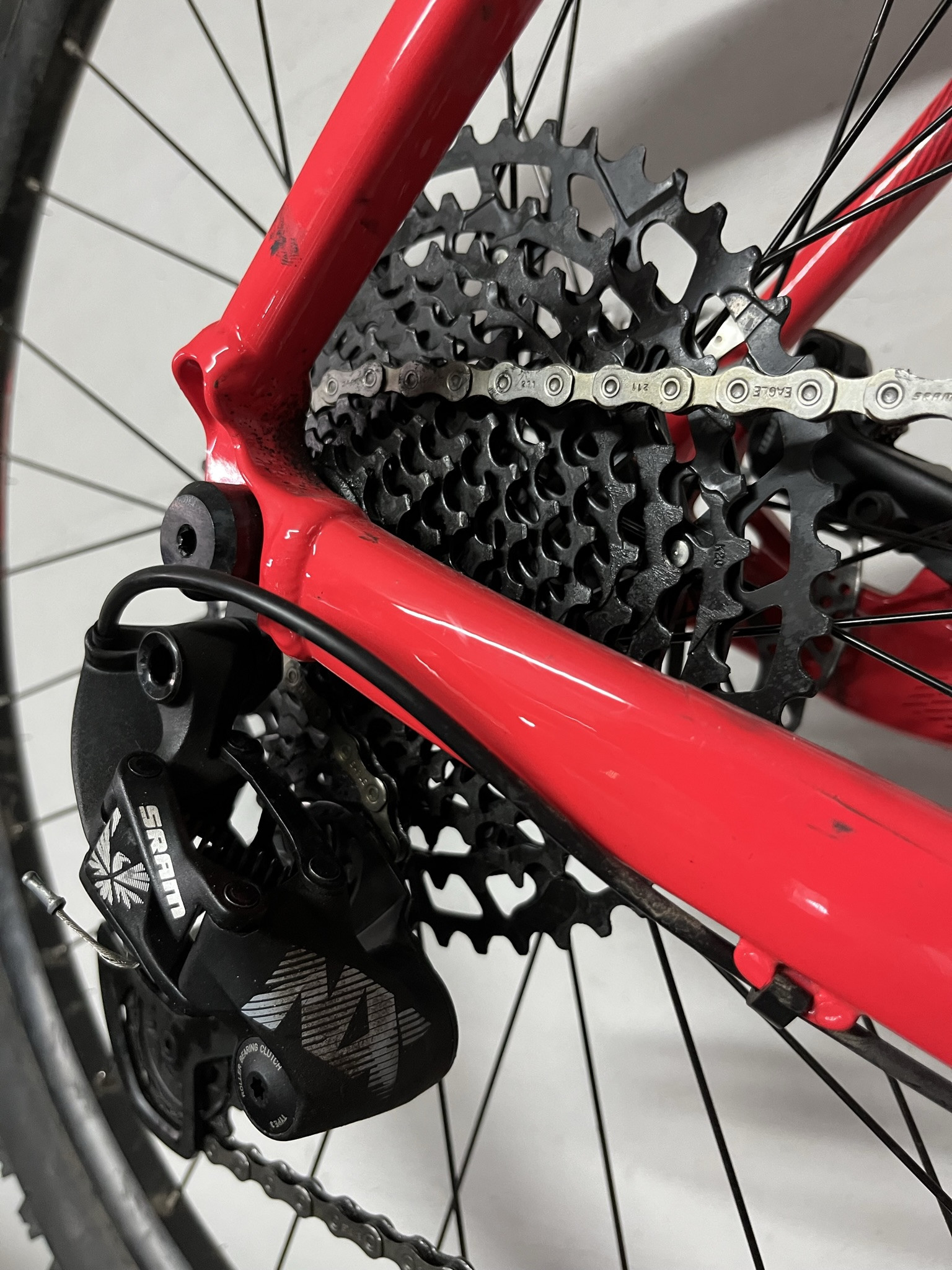 Bicicleta de montaña 29'' aluminio Sram Nx Eagle Rockrider XC120 rojo