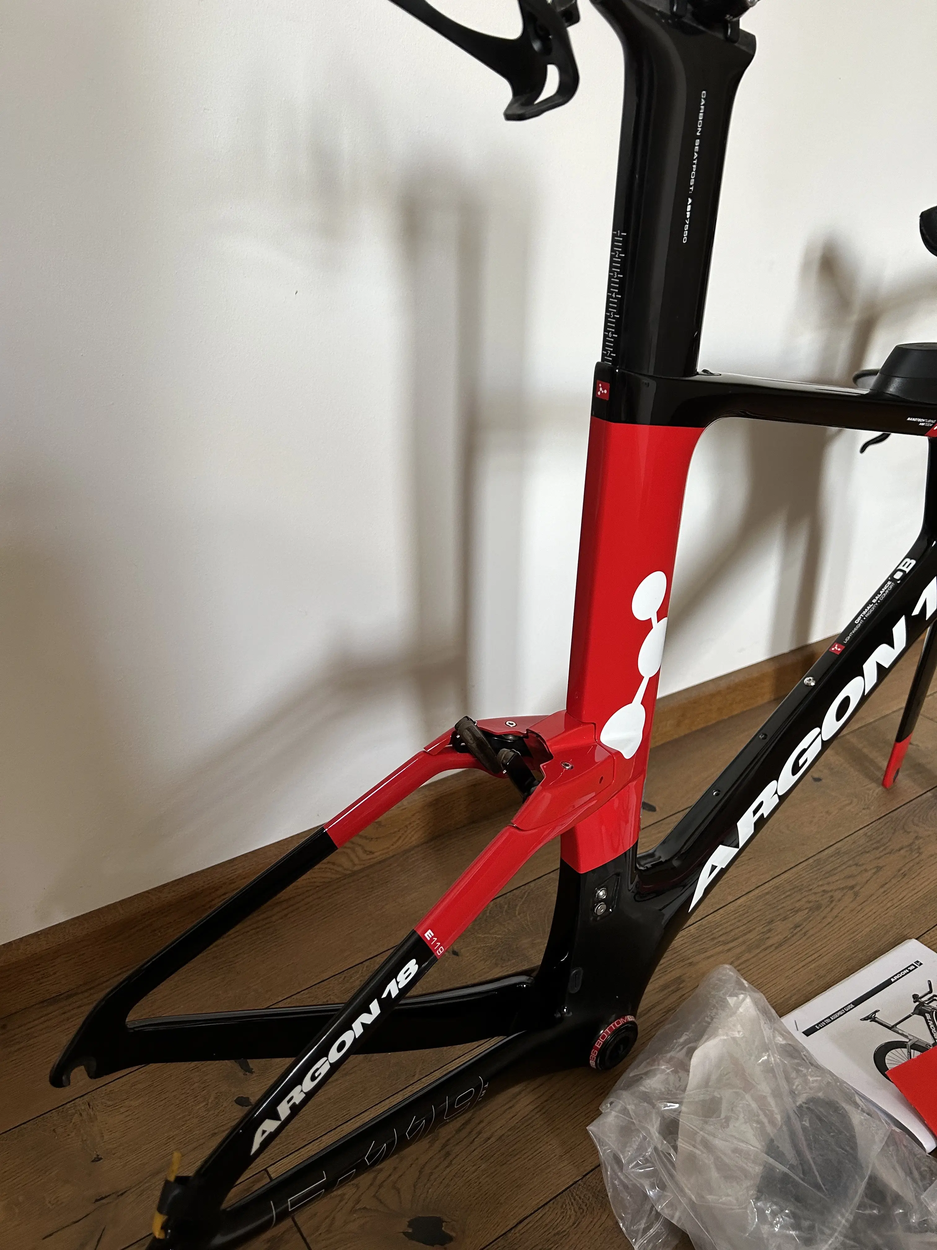 Argon 18 hot sale frameset sale