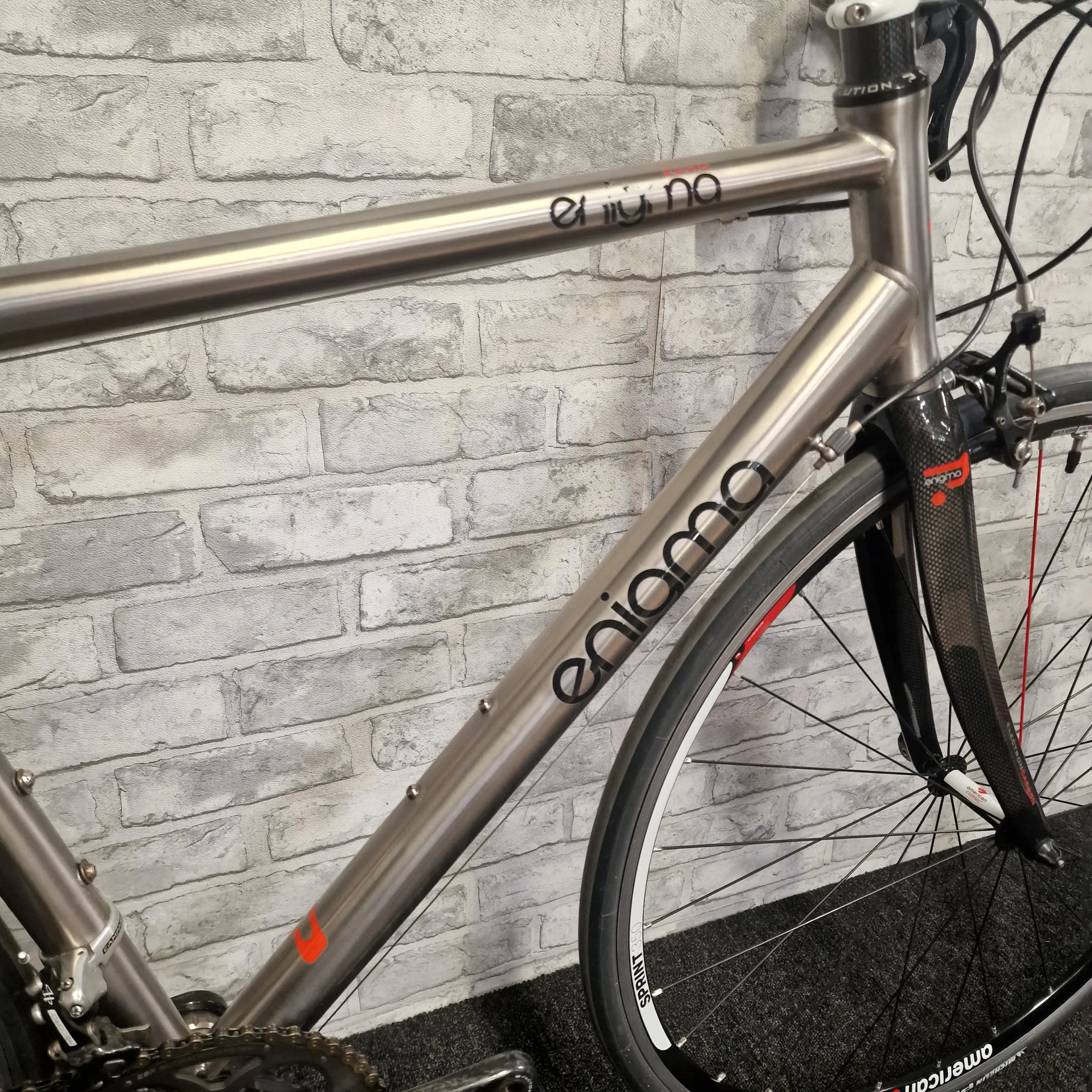 Enigma cheap titanium bike