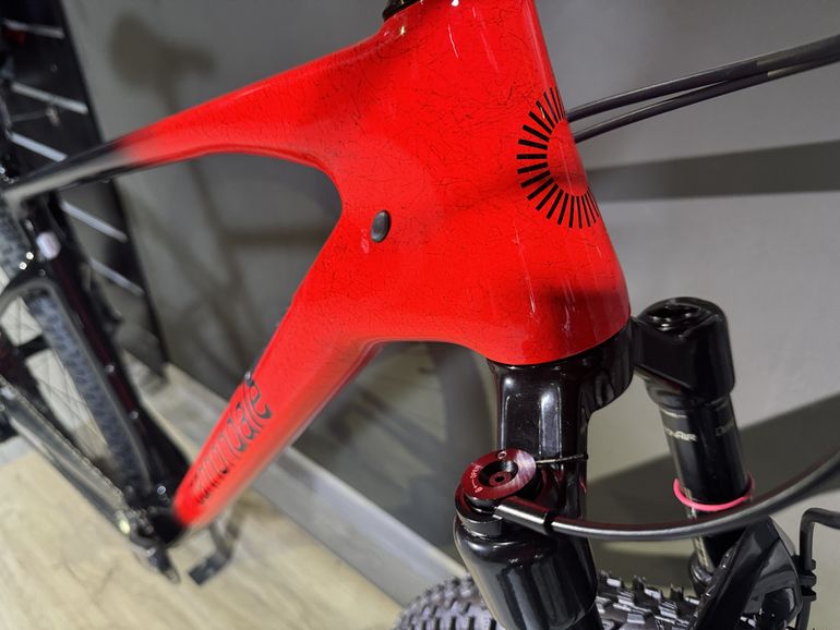 Used Cannondale Scalpel HT Carbon 4 2022 Mountainbike, Red — image 6 of 8