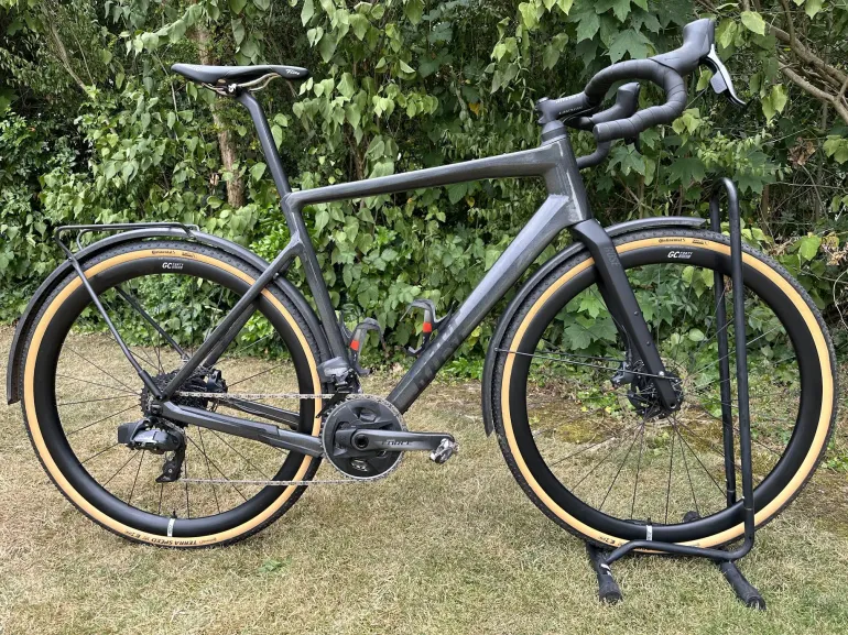 Used Rose BACKROAD LIMITED SRAM Force eTap AXS 2x12 mit Powermeter 2020 Road & Gravel, Light Gray — image 8 of 9