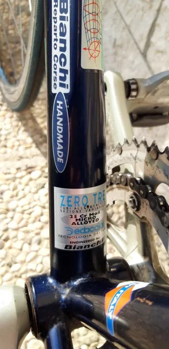 Used Bianchi Mega Pro 1990 Road & Gravel, Blue — image 4 of 4