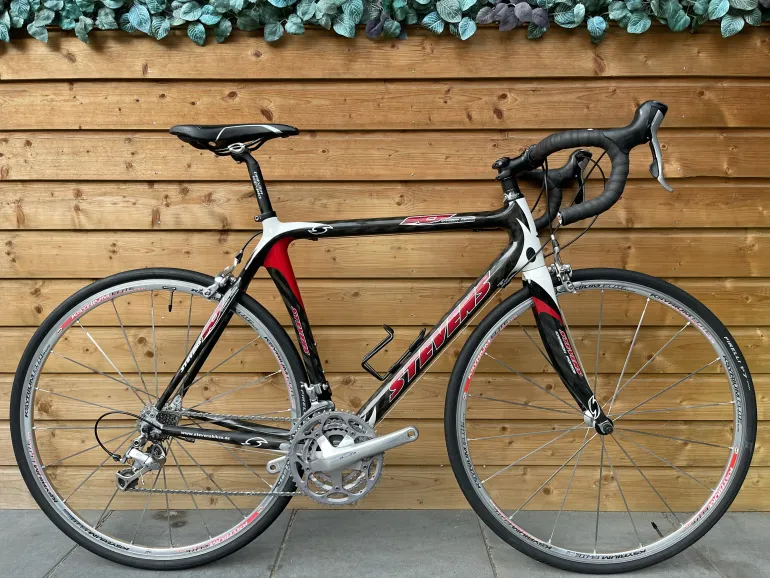 Used Stevens SCF Voll Carbon Force, Shimano Ultegra, Große 55 2015 Road & Gravel, Negro — image 1 of 15