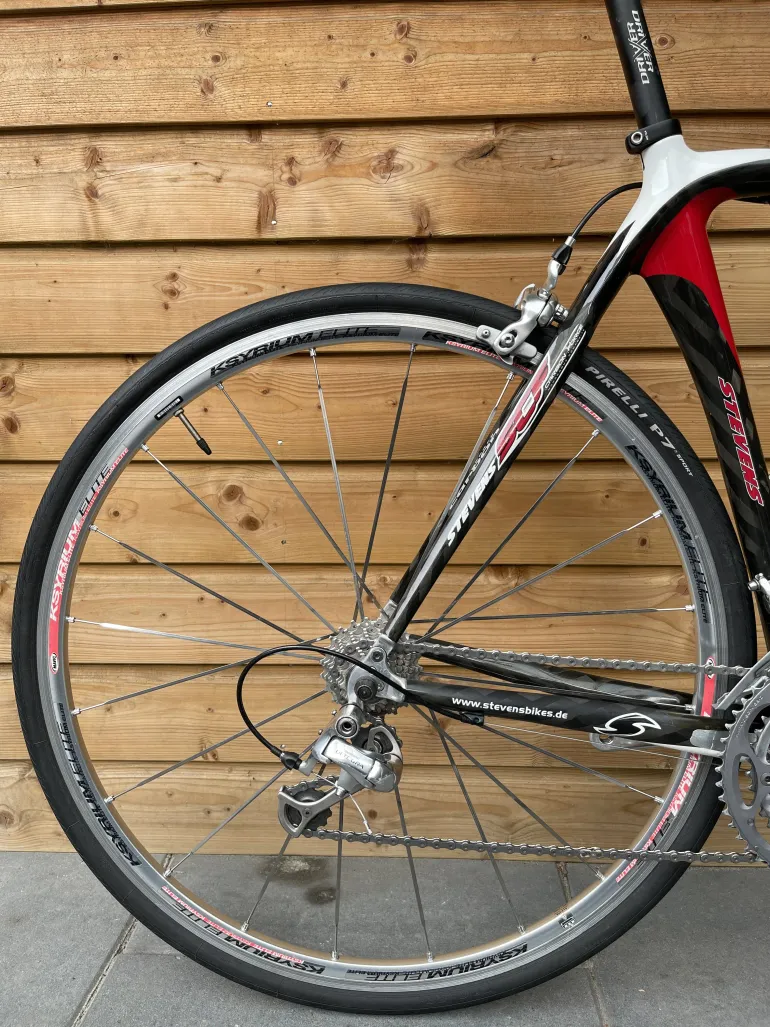 Used Stevens SCF Voll Carbon Force, Shimano Ultegra, Große 55 2015 Road & Gravel, Negro — image 12 of 15