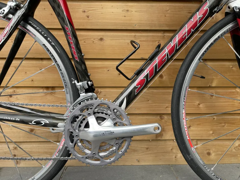 Used Stevens SCF Voll Carbon Force, Shimano Ultegra, Große 55 2015 Road & Gravel, Negro — image 2 of 15