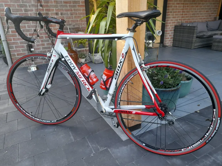 Used Eddy Merckx AMX 2 - Campagnolo Potenza 2017 Road & Gravel, White — image 3 of 3
