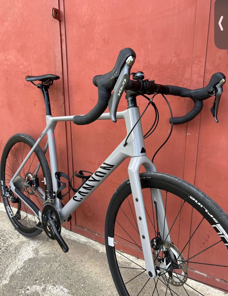 Used Canyon Grizl CF SL 7 2021 Road & Gravel, Hellgrau — image 5 of 6