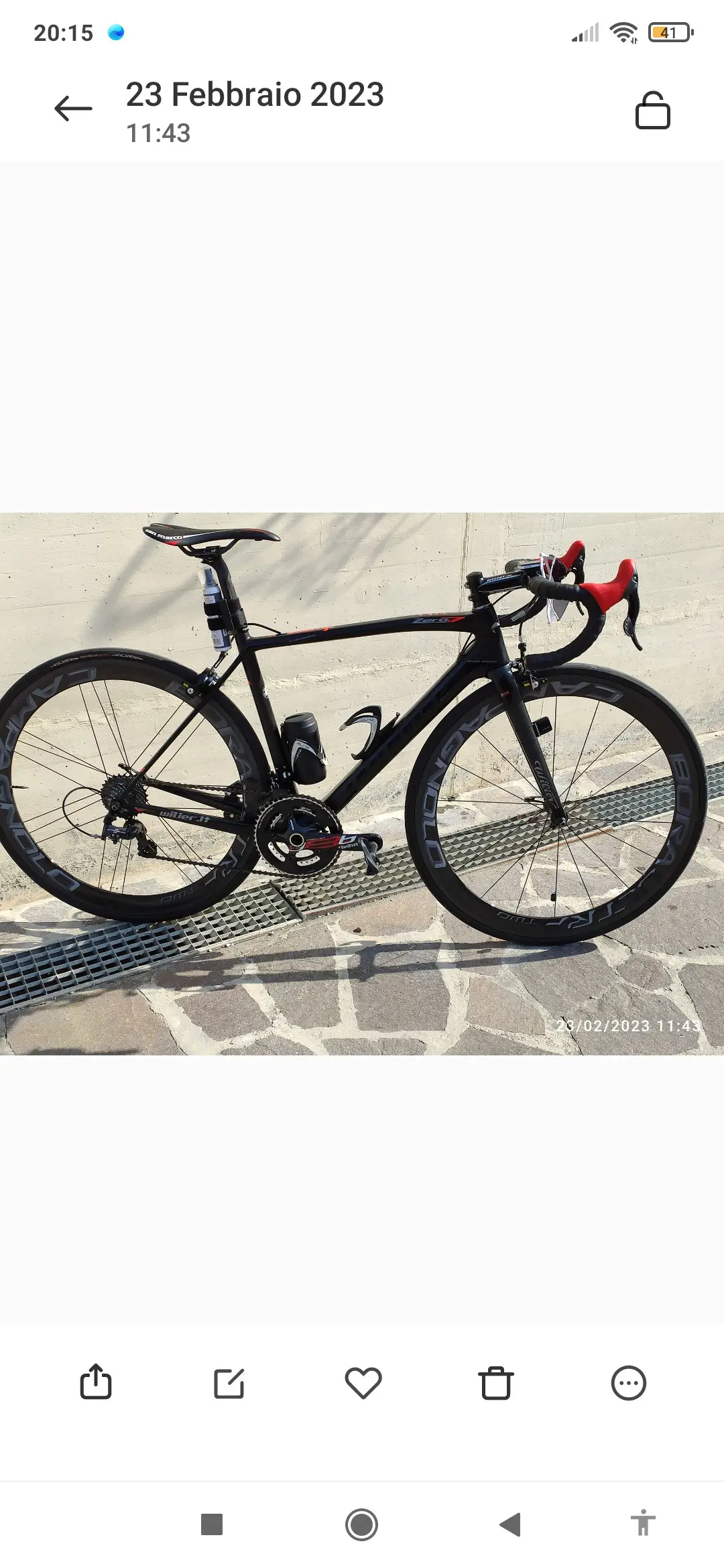 Wilier campagnolo online record