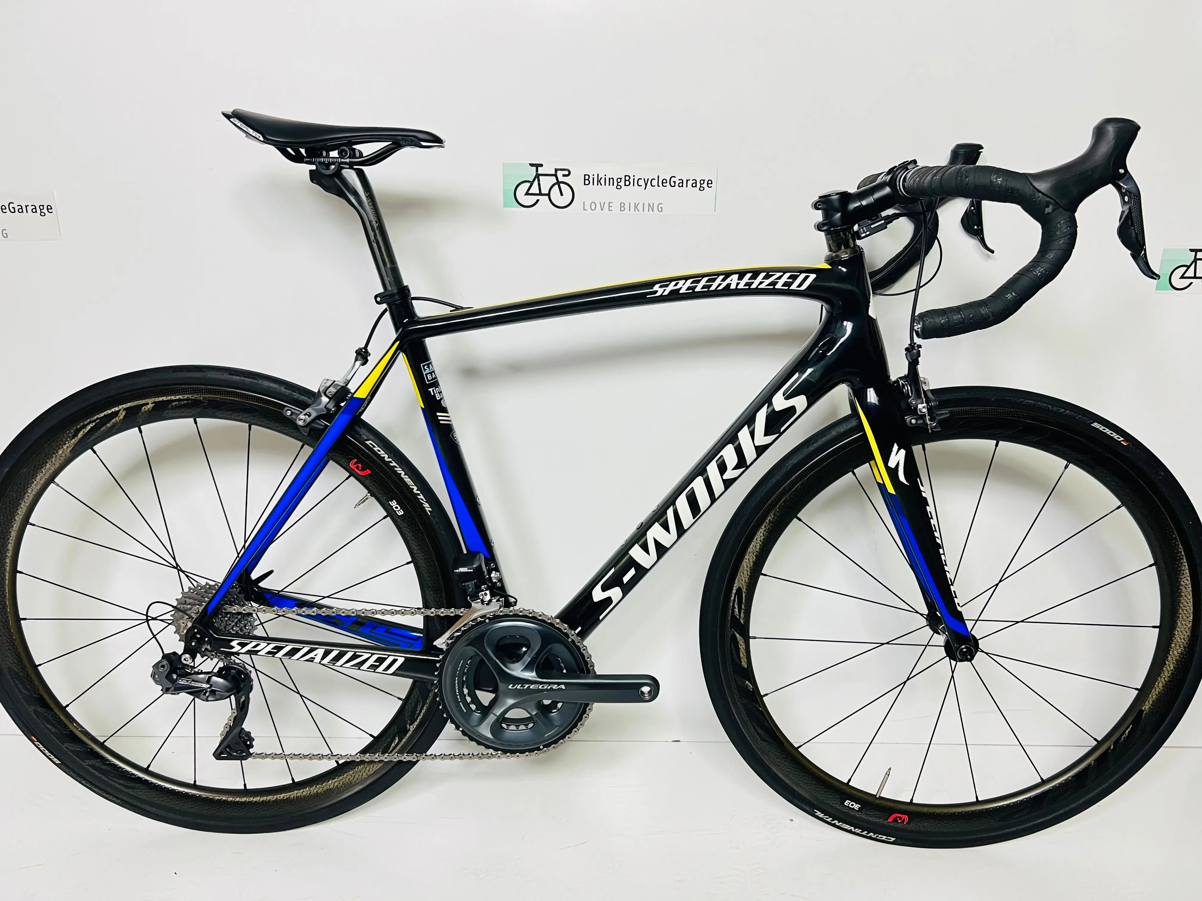 SALE新品スペシャライズド S-WORKS Tarmac SL-4 ５２cm　SAXO Tinkoffカラー 520mm～