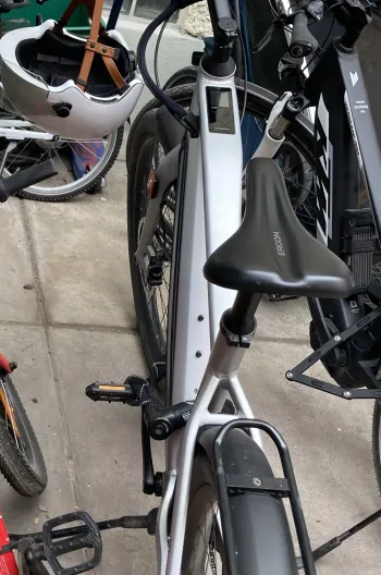 Used Stromer ST1 Sport 2020 Road & Gravel, Light Gray — image 4 of 4