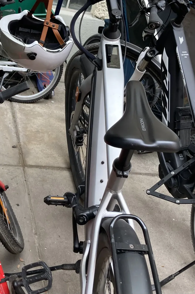 Used Stromer ST1 Sport 2020 Road & Gravel, Light Gray — image 4 of 4