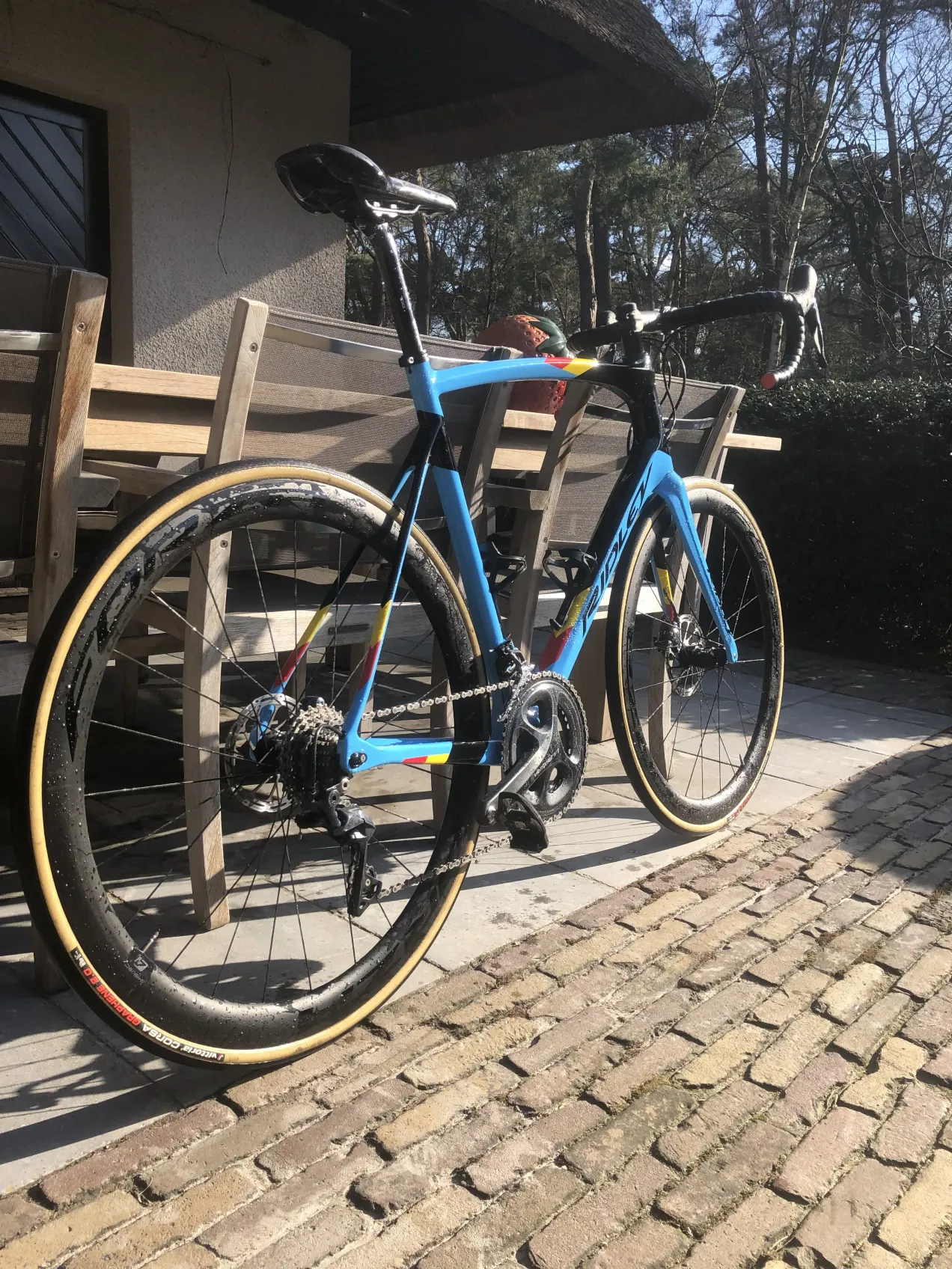 Ridley fenix sl disc belgian online blue