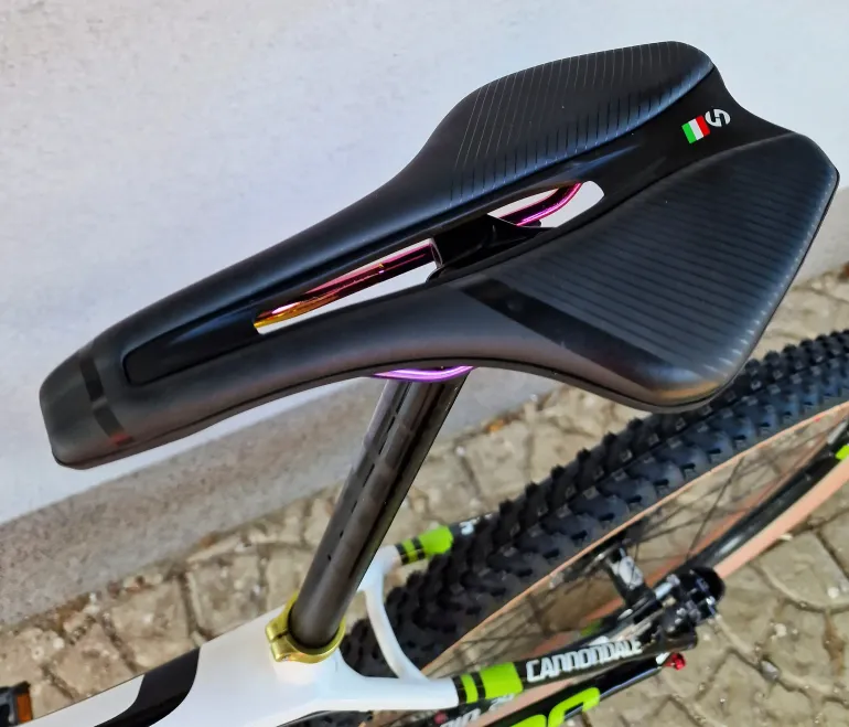 Gebrauchtes Cannondale Lefty F29 Factory Racing Hi-Modulus 2013 Mountainbike, Weiß — Bild 8 von 8