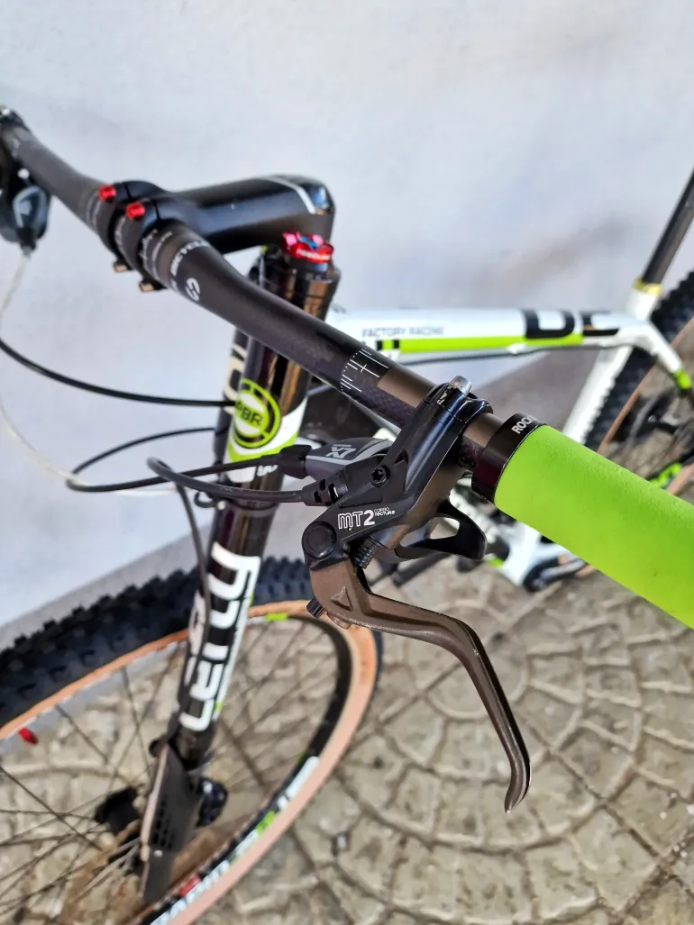 Gebrauchtes Cannondale Lefty F29 Factory Racing Hi-Modulus 2013 Mountainbike, Weiß — Bild 6 von 8