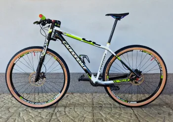 Gebrauchtes Cannondale Lefty F29 Factory Racing Hi-Modulus 2013 Mountainbike, Weiß — Bild 3 von 8