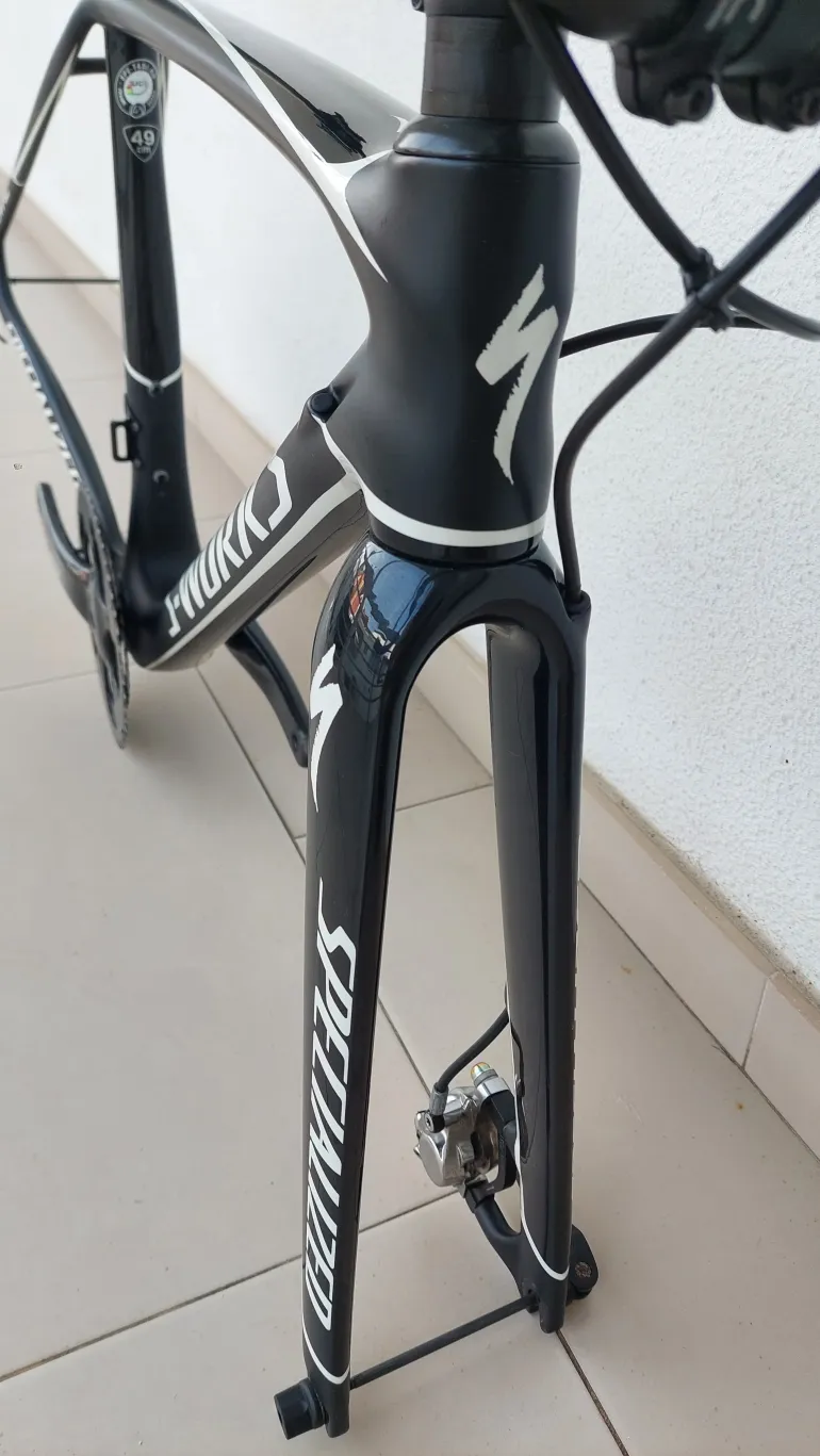 Used Specialized S-Works Tarmac SL5 Disc full Shimano 105 12Speed 2018 Road & Gravel, Black — image 9 of 15