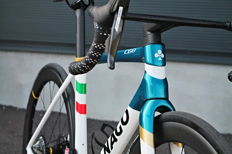 Used Colnago C68 Disc Daytona Team Bike 2023 Road & Gravel, White — image 11 of 12