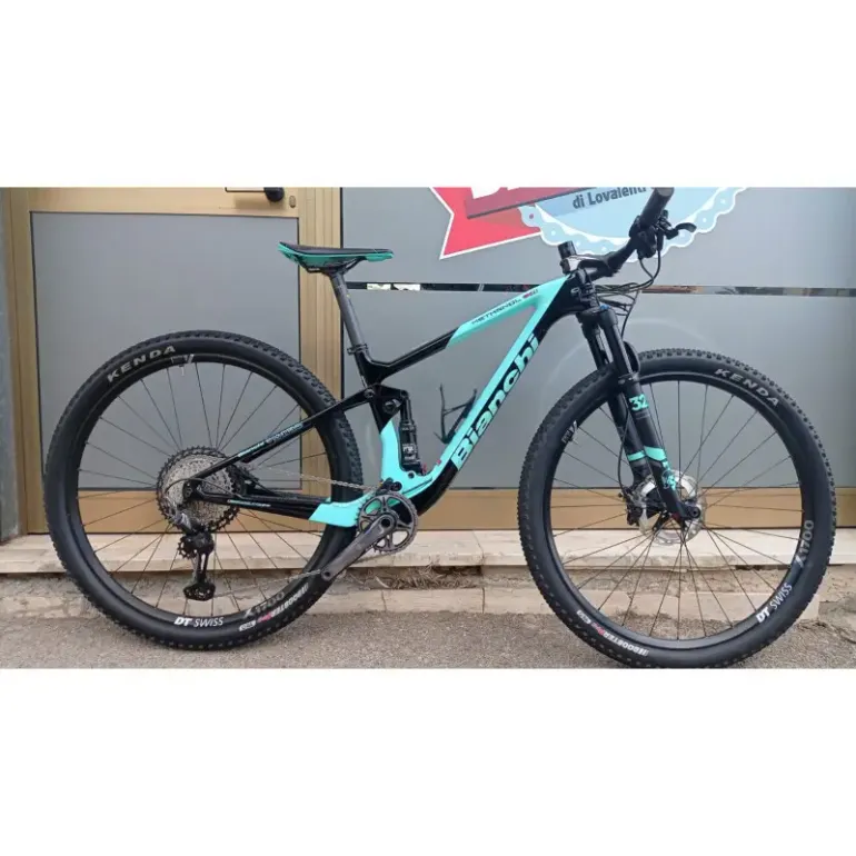 Used Bianchi MTB 29” BIANCHI METHANOL CV FS 9.2 XTR/XT 1X12SP TG.S USATO 2021 Mountainbike, Blu — image 1 of 12
