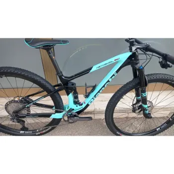 Used Bianchi MTB 29” BIANCHI METHANOL CV FS 9.2 XTR/XT 1X12SP TG.S USATO 2021 Mountainbike, Blu — image 3 of 12