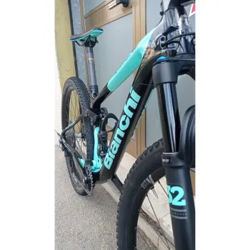 Used Bianchi MTB 29” BIANCHI METHANOL CV FS 9.2 XTR/XT 1X12SP TG.S USATO 2021 Mountainbike, Blu — image 4 of 12
