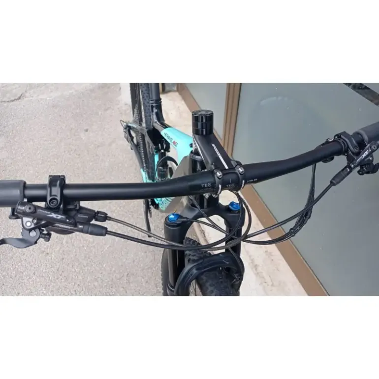 Used Bianchi MTB 29” BIANCHI METHANOL CV FS 9.2 XTR/XT 1X12SP TG.S USATO 2021 Mountainbike, Blu — image 10 of 12