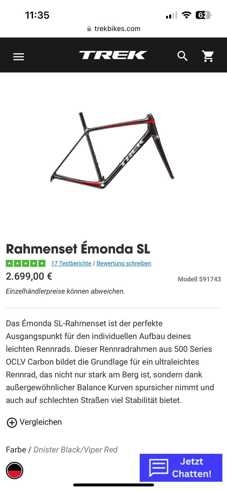 Trek emonda sl7 online geometry