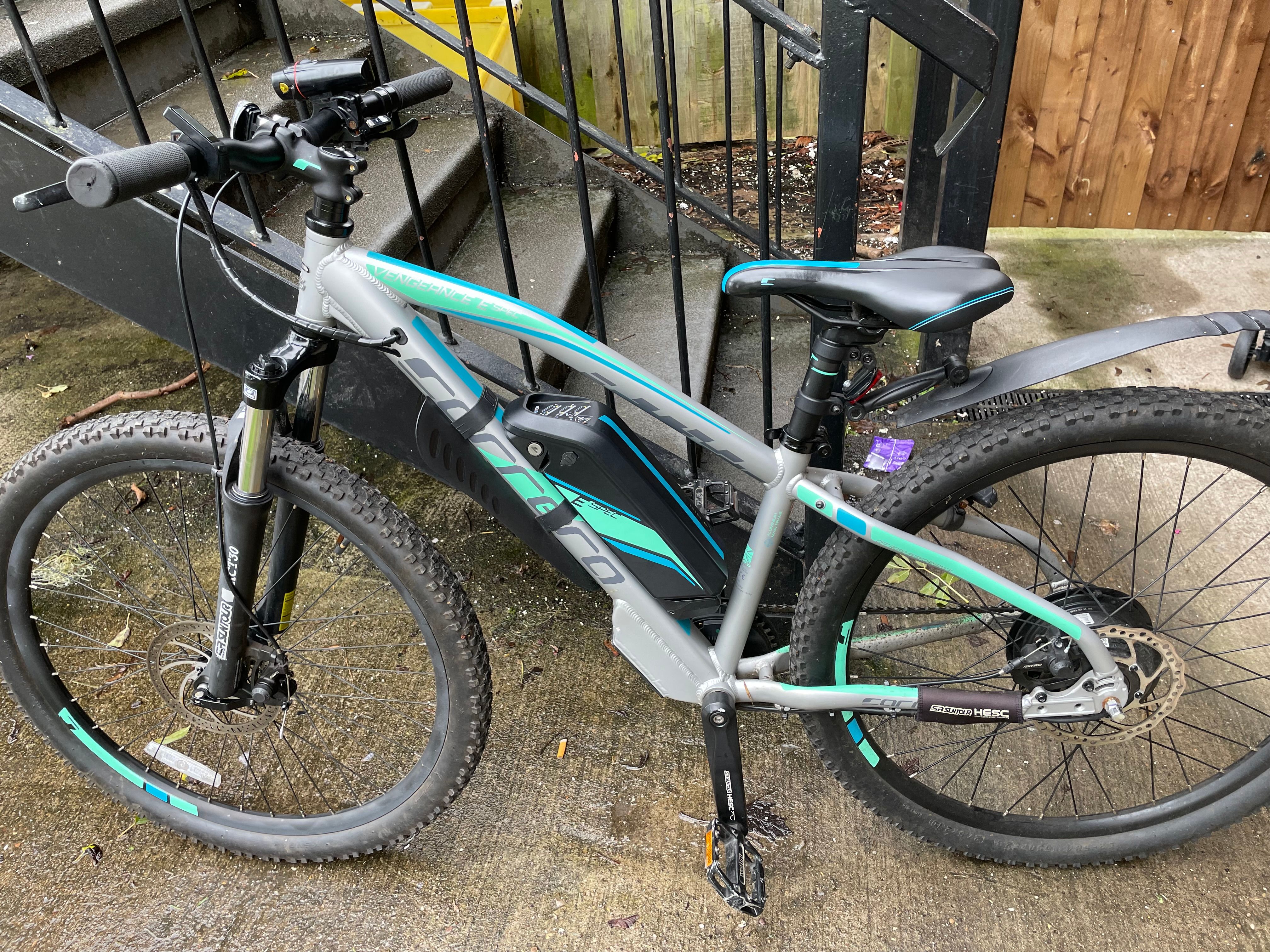 Carrera electric on sale mountain bike