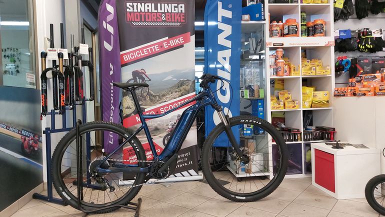Used Giant Fathom E+3 2023 Mountainbike, Blue — image 1 of 5
