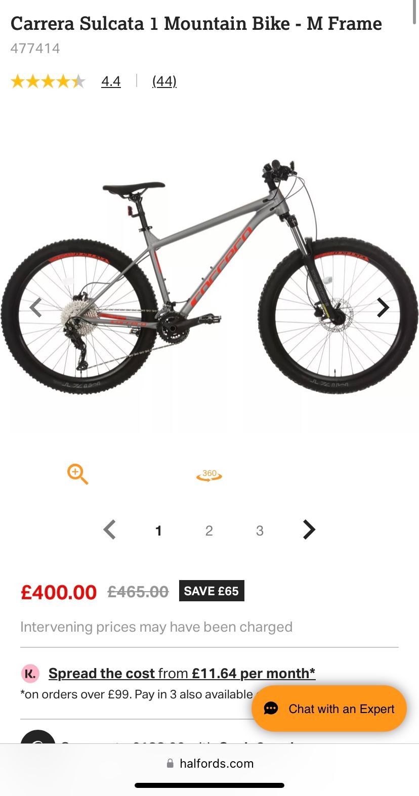 Halfords carrera online sulcata