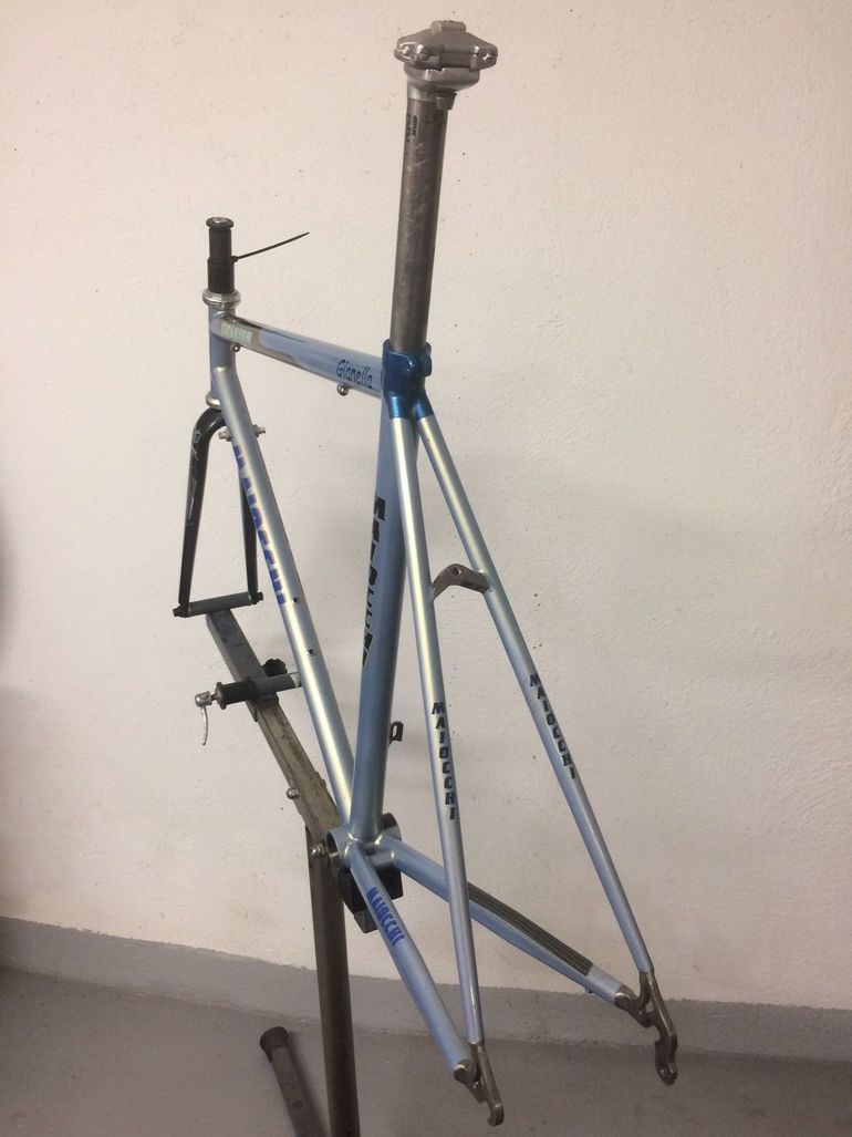 Used Custom Amadeus Titanium Frameset 2000 Road & Gravel, Hellgrau — image 13 of 18