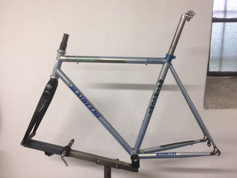 Used Custom Amadeus Titanium Frameset 2000 Road & Gravel, Hellgrau — image 2 of 18