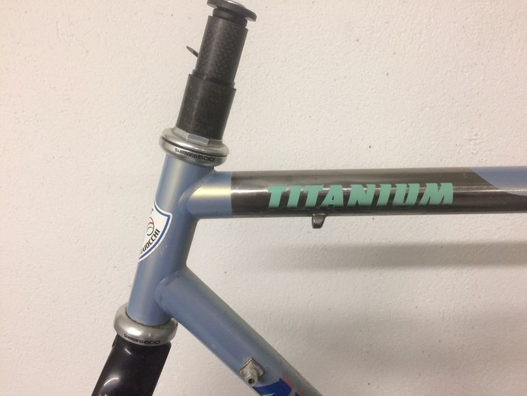 Used Custom Amadeus Titanium Frameset 2000 Road & Gravel, Hellgrau — image 6 of 18