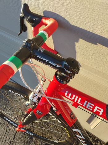 Used Wilier Team Liquigas 2001 Road & Gravel, Rosso — image 4 of 6