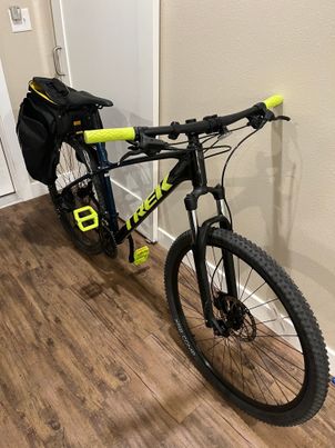 Trek neon green online bike