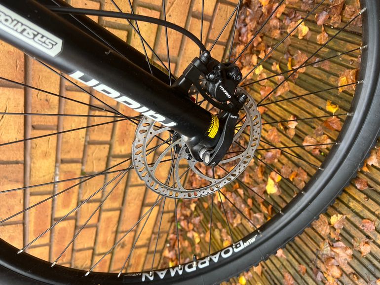 Used Boardman MHT 8.6 Grey/Green 2021 Mountainbike, Light Gray — image 4 of 4