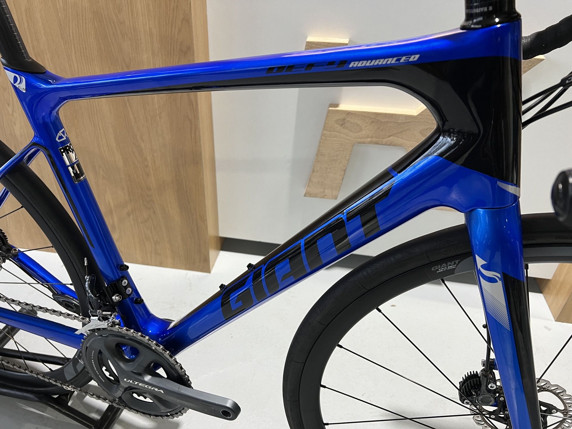 Bicicleta giant online azul