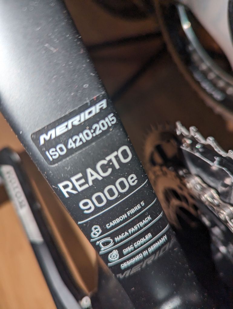 Used Merida REACTO 9000-E 2018 Road & Gravel, Black — image 4 of 7