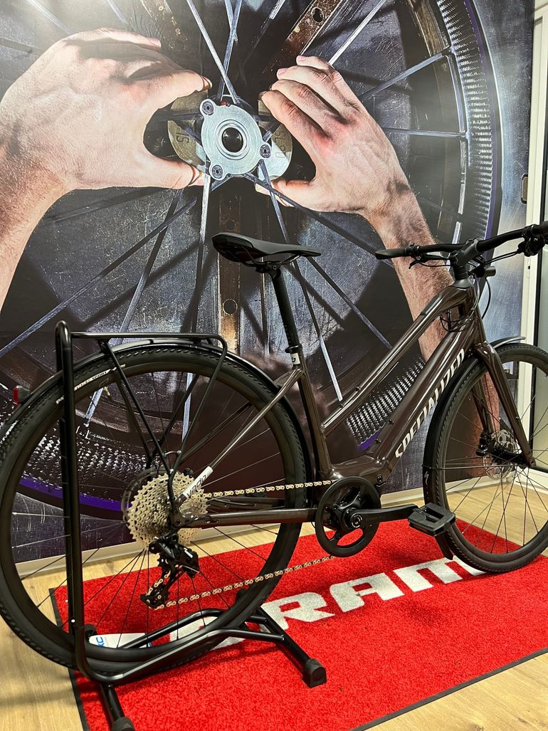 Used Specialized Turbo Vado SL 4.0 cadre bas Road & Gravel, Violett — image 2 of 6