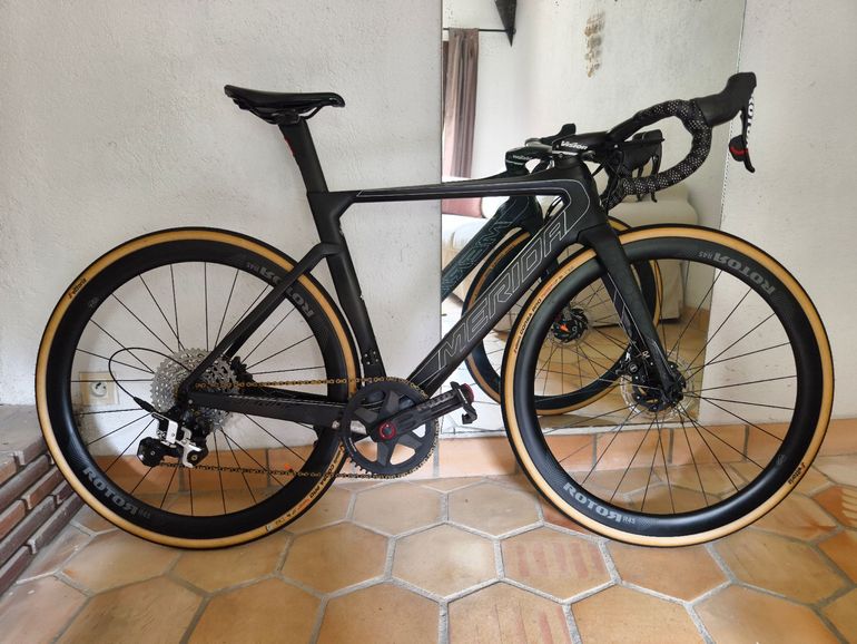 Gebrauchtes Merida Reacto SRAM Red eTap 2018 Road & Gravel, Schwarz — Bild 8 von 18